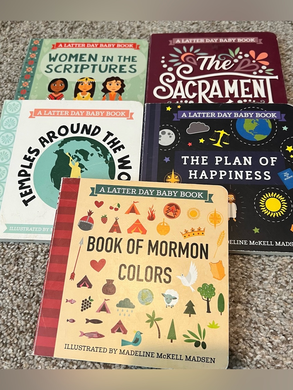 A Ladder Day Baby Book of Mormon Colors The Sacraments Temples Around World Book